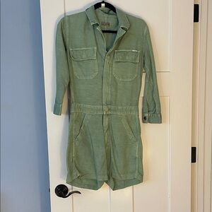 Mother Green Utility Romper